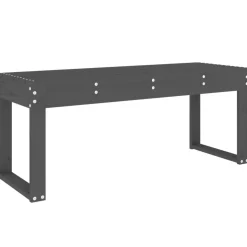 Puutarhapenkki harmaa 110x38x45 cm, mänty