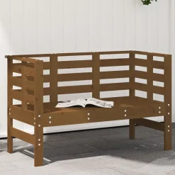 Puutarhapenkki hunajanruskea 111,5x53x71 cm, mänty