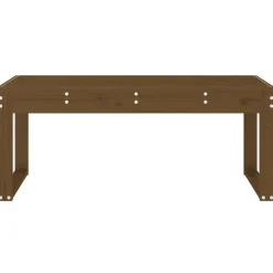Puutarhapenkki hunajanruskea 110x38x45 cm, mänty