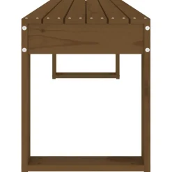 Puutarhapenkki hunajanruskea 110x38x45 cm, mänty