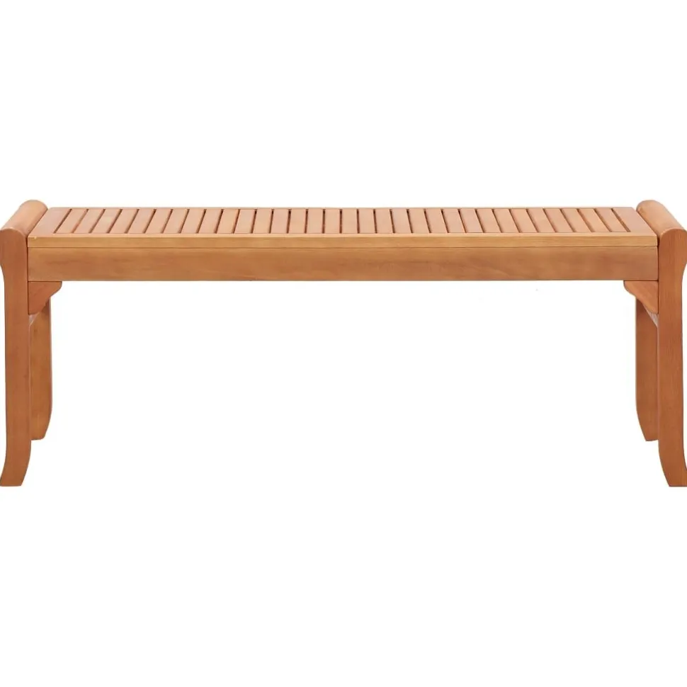 puutarhapenkki Kahden istuttava 120 cm täysi eukalyptuspuu (47290)