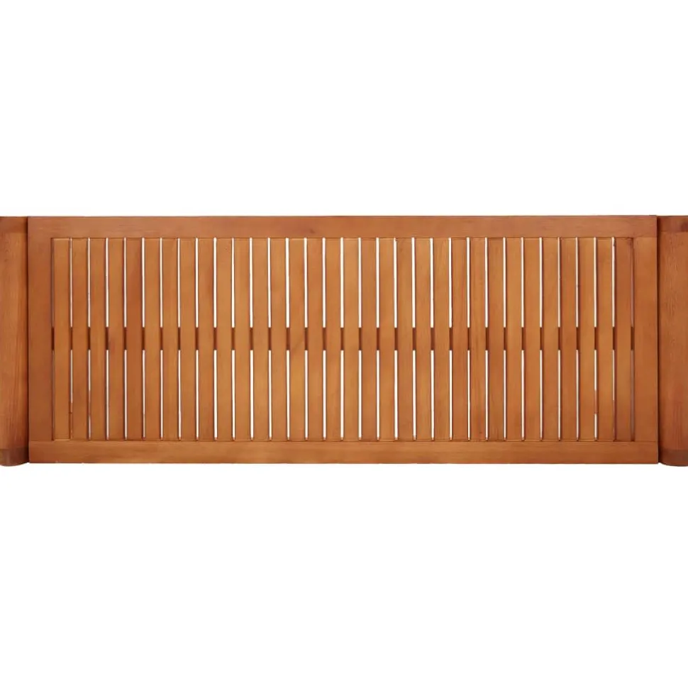 puutarhapenkki Kahden istuttava 120 cm täysi eukalyptuspuu (47290)