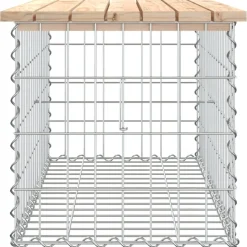 Puutarhapenkki kivikorilla 83x44x42 cm, mänty