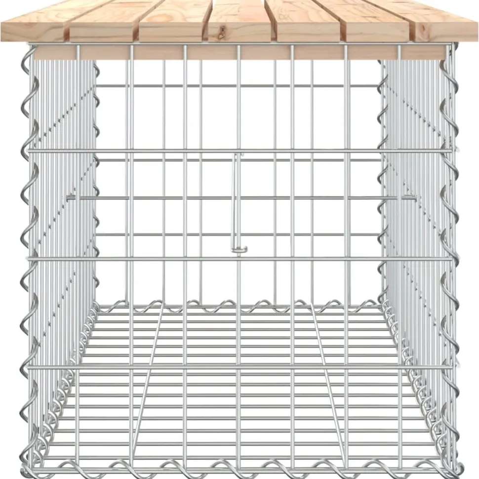 Puutarhapenkki kivikorilla 83x44x42 cm, mänty