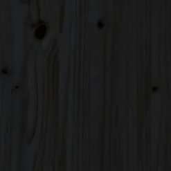 Puutarhapenkki musta 108x35x45 cm, mänty