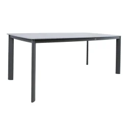 Puutarhapöytä Home4you Beida 180x90 cm harmaa