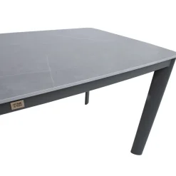 Puutarhapöytä Home4you Beida 180x90 cm harmaa