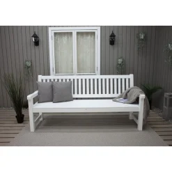 Puutarhasohva Baltic Garden Brooklyn 190cm mustaa