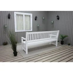 Puutarhasohva Baltic Garden Brooklyn 190cm mustaa