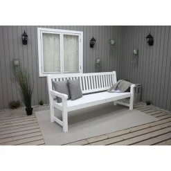 Puutarhasohva Baltic Garden Brooklyn 190cm mustaa