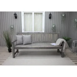 Puutarhasohva Baltic Garden Brooklyn 190cm mustaa