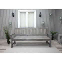 Puutarhasohva Baltic Garden Brooklyn 190cm mustaa