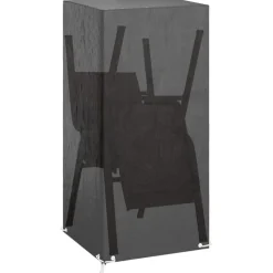 Puutarhatuolisuojat 8 purjerengasta 75x70x140 cm polyeteeni
