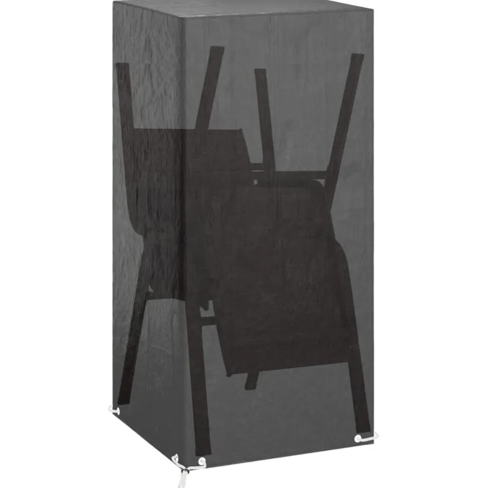 Puutarhatuolisuojat 8 purjerengasta 75x70x140 cm polyeteeni