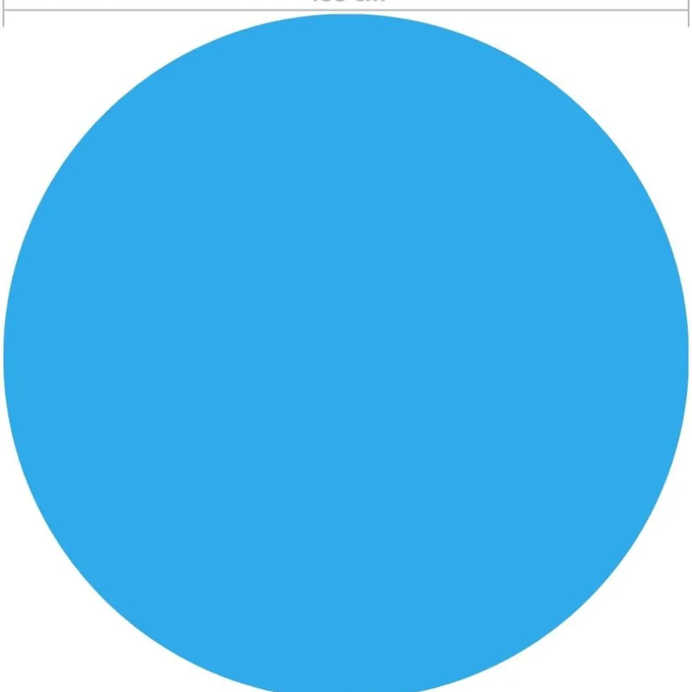 Pyöreä uima-altaan suoja 488 cm pe sininen