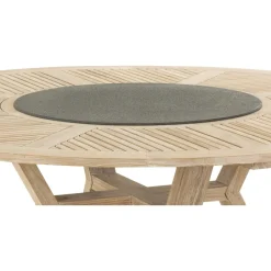 Pyörivä tarjotin Brafab Circus-ruokapöytään, Ø80cm, musta
