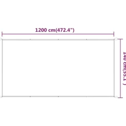Pystymarkiisi 60-180 x 600-1200cm, Oxford-kangas, eri kokoja ja värejä