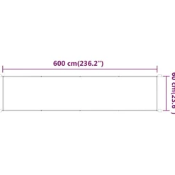 Pystymarkiisi 60-180 x 600-1200cm, Oxford-kangas, eri kokoja ja värejä