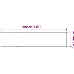 Pystymarkiisi 60-180 x 600-1200cm, Oxford-kangas, eri kokoja ja värejä
