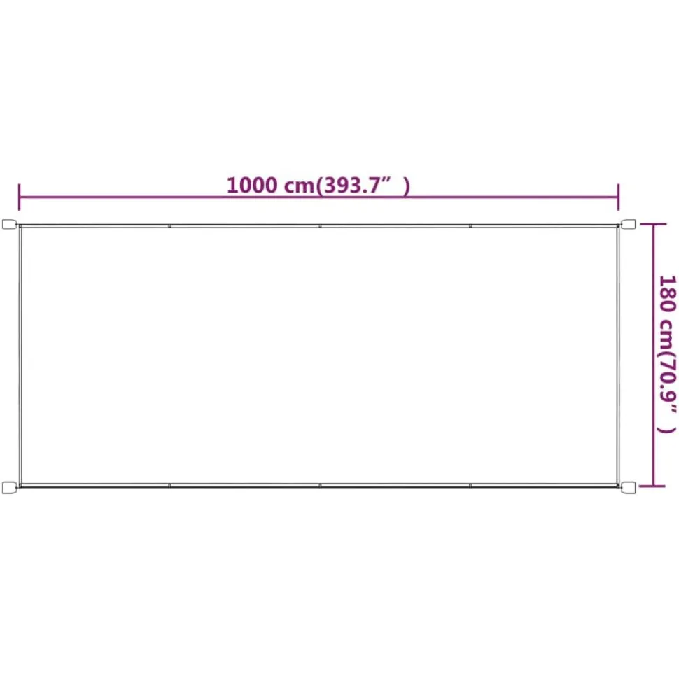 Pystymarkiisi 60-180 x 600-1200cm, Oxford-kangas, eri kokoja ja värejä