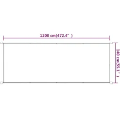 Pystymarkiisi 60-180 x 600-1200cm, Oxford-kangas, eri kokoja ja värejä
