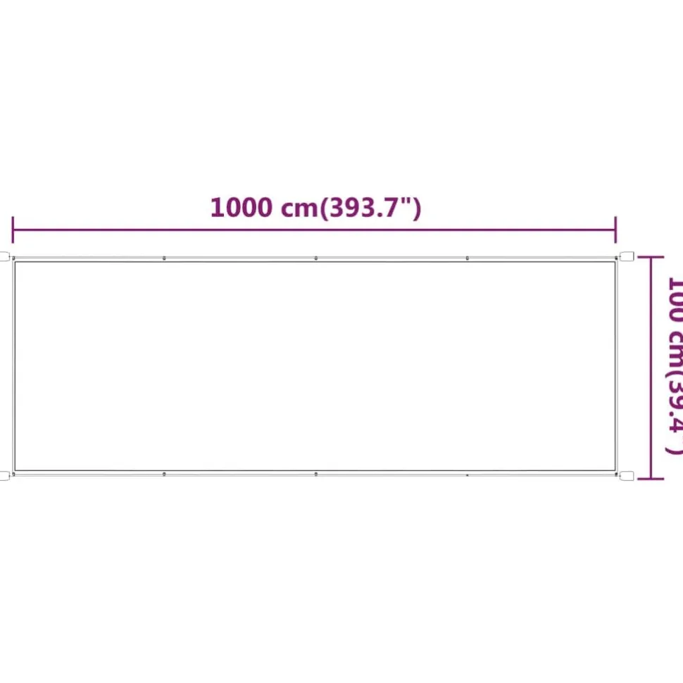 Pystymarkiisi 60-180 x 600-1200cm, Oxford-kangas, eri kokoja ja värejä