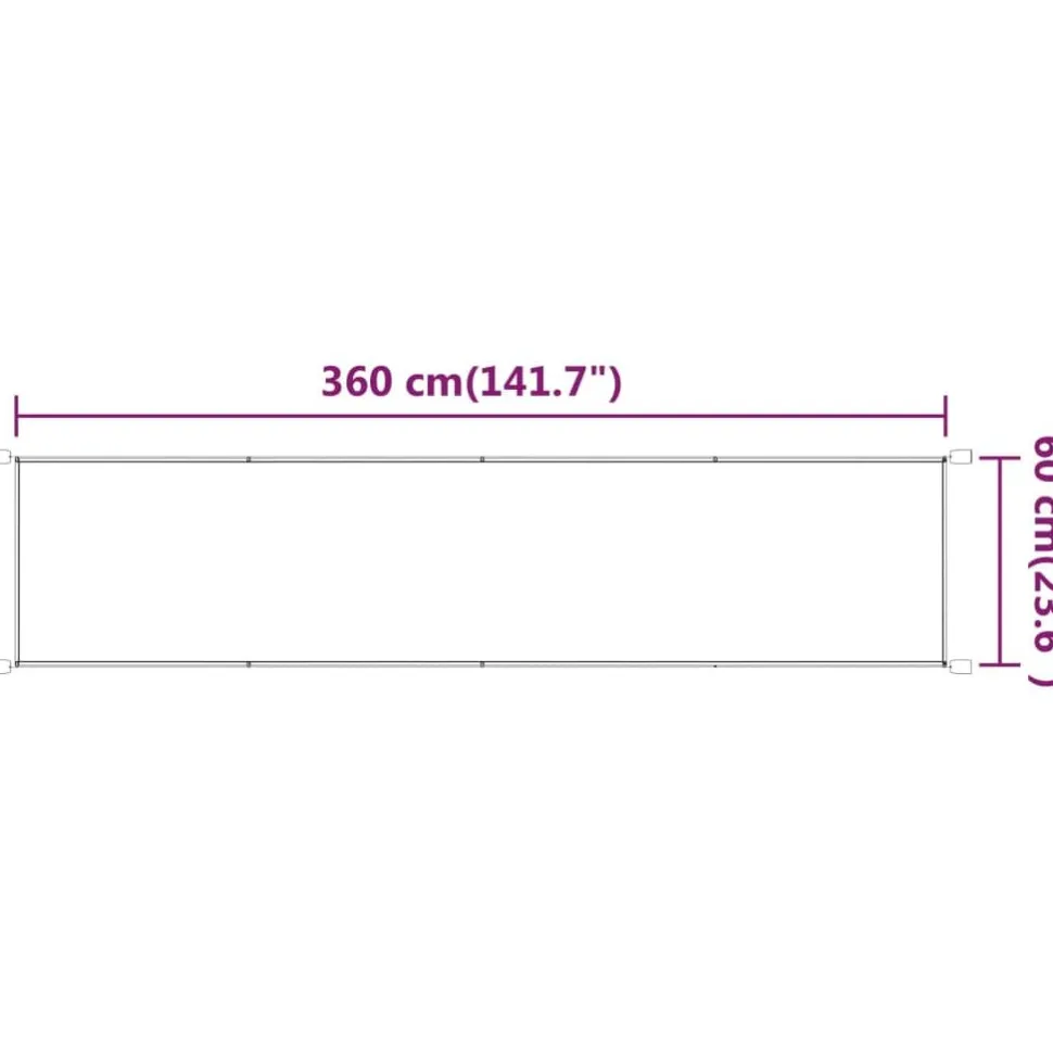 Pystymarkiisi 60x270 cm Oxford-kangas sininen