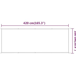 Pystymarkiisi 60x270 cm Oxford-kangas sininen