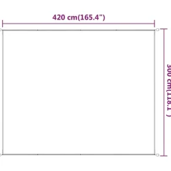 Pystymarkiisi 60x270 cm Oxford-kangas sininen