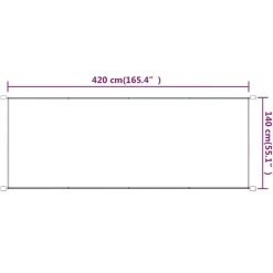 Pystymarkiisi 60x270 cm Oxford-kangas sininen