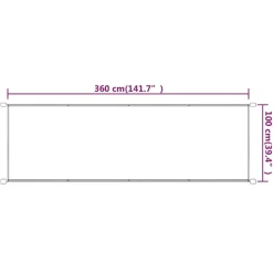 Pystymarkiisi 60x270 cm Oxford-kangas sininen