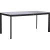 Pöytä Home4You BEIDA 180x90xK75 cm, musta