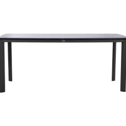 Pöytä Home4You BEIDA 180x90xK75 cm, musta