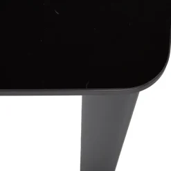 Pöytä Home4You BEIDA 180x90xK75 cm, musta
