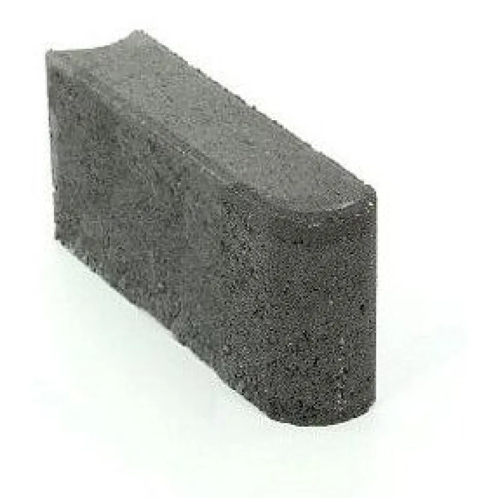 Reunakivi Rudus 250x80x140 mm sileä musta