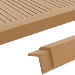 Reunalistat 5 kpl WPC 170 cm tiikin värinen
