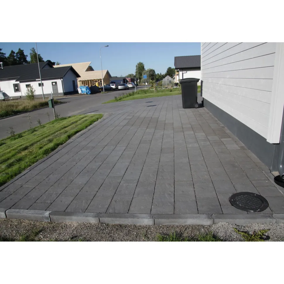 Reunalista 500x120x80 mm musta/grafiitti