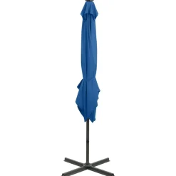 Riippuva aurinkovarjo tangolla ja LED-valoilla 250cm terrakotta