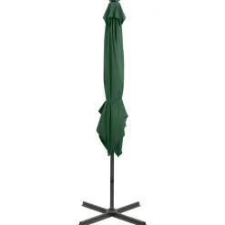 Riippuva aurinkovarjo tangolla ja LED-valoilla 250cm terrakotta