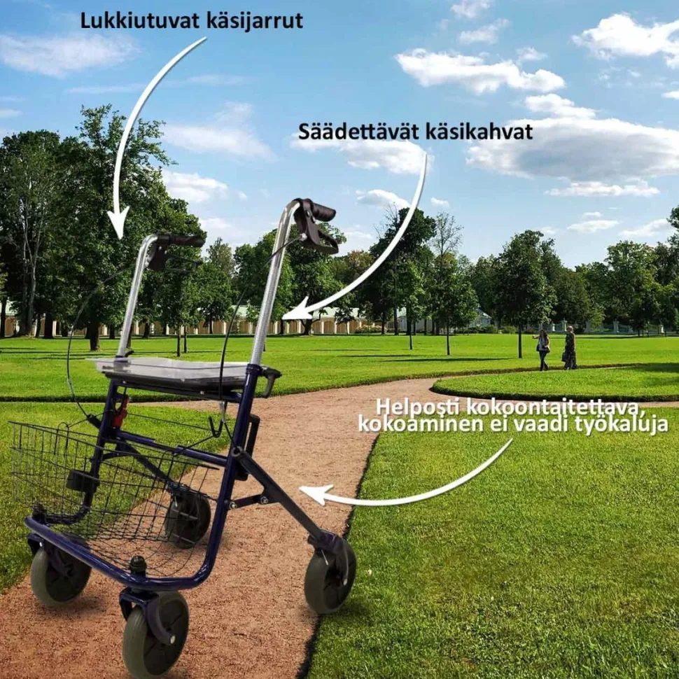 Rollaattori Arvo eri värejä
