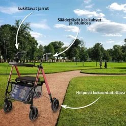 Rollaattori Arvo Kevyt