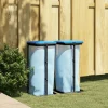 Roskapussipidikkeet 2 kpl sinimusta 60 l PP