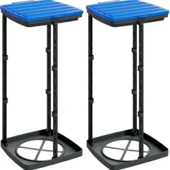 Roskapussipidikkeet 2 kpl sinimusta 60 l PP
