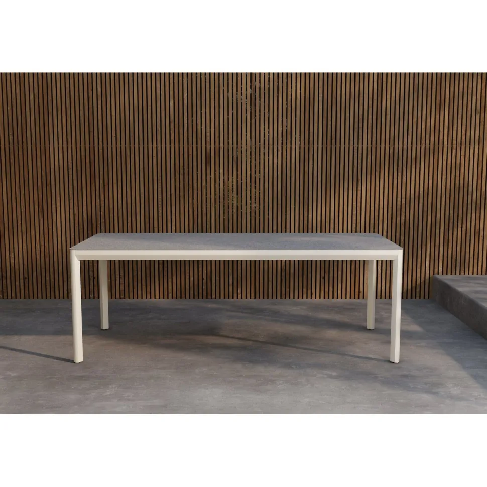 Ruokapöytä ulos Venture Home Lino, 220x100cm, beige