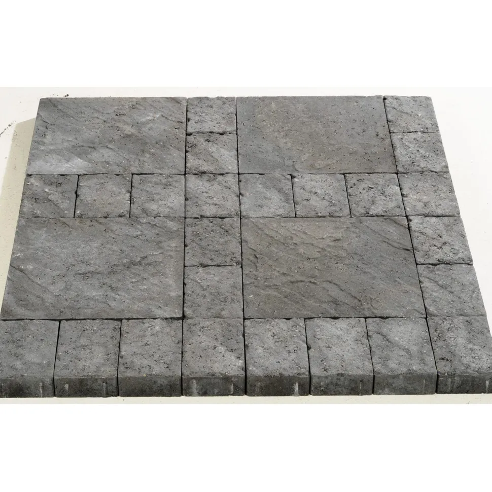 Rustiikkilaatta Rudus 418x418x60mm harmaa