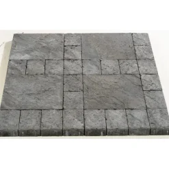 Rustiikkilaatta Rudus 418x418x60mm musta
