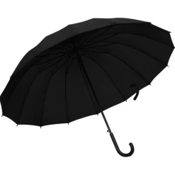 Sateenvarjo automaattinen musta 120 cm