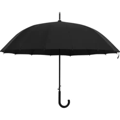 Sateenvarjo automaattinen musta 120 cm