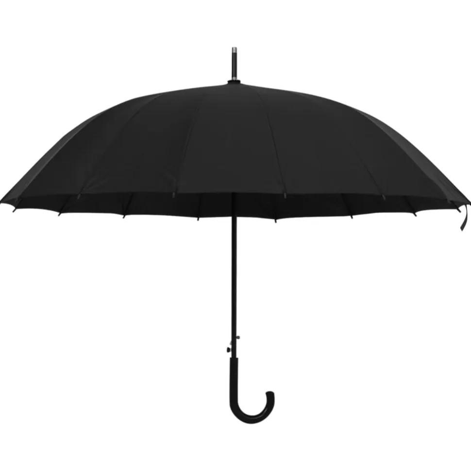Sateenvarjo automaattinen musta 120 cm