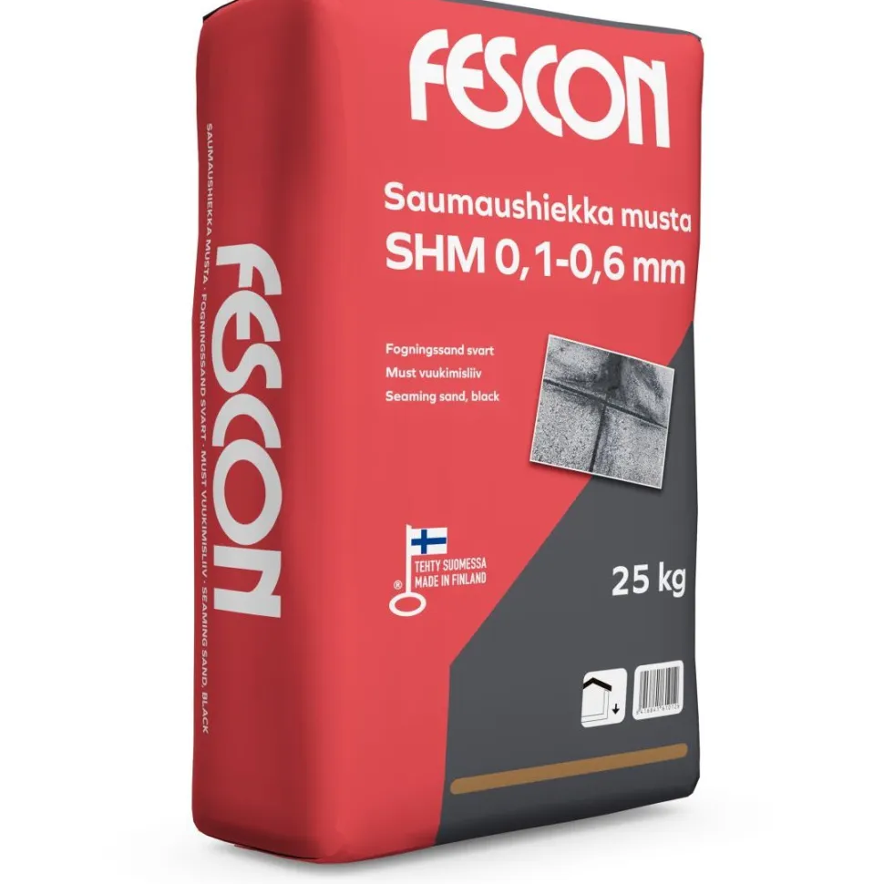 Saumaushiekka Fescon SHM musta 25 kg